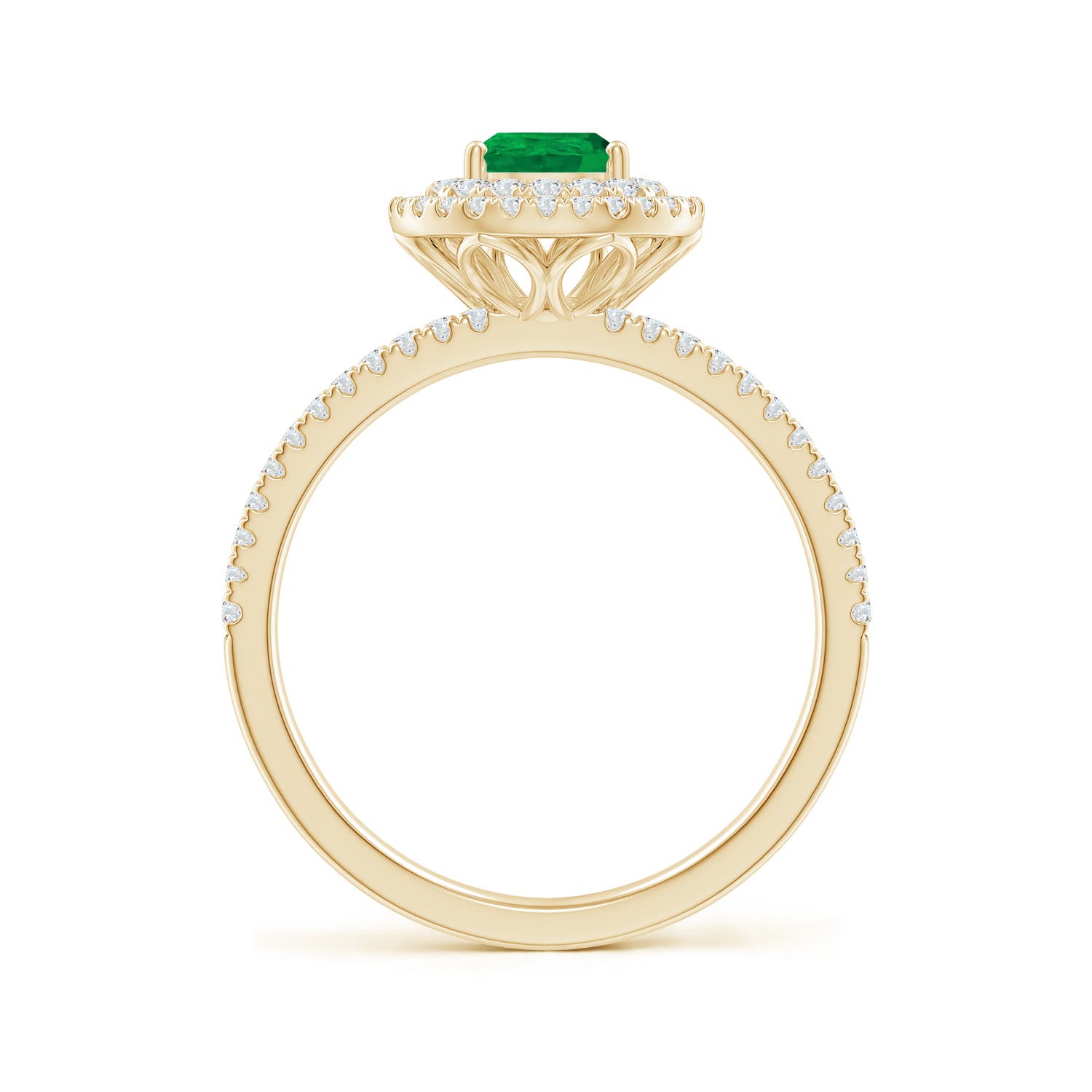 AA - Emerald / 1.05 CT / 14 KT Yellow Gold