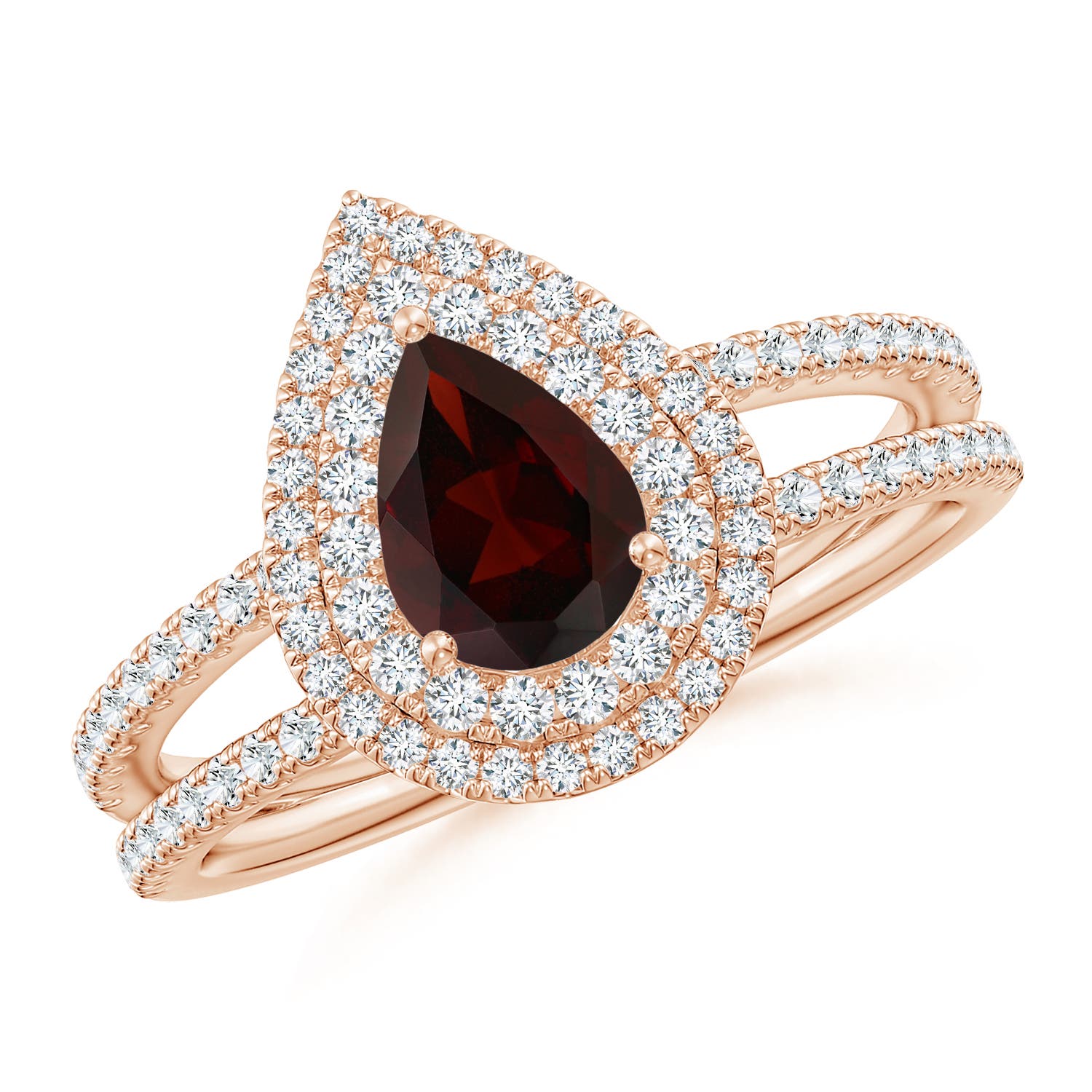 A - Garnet / 1.27 CT / 14 KT Rose Gold