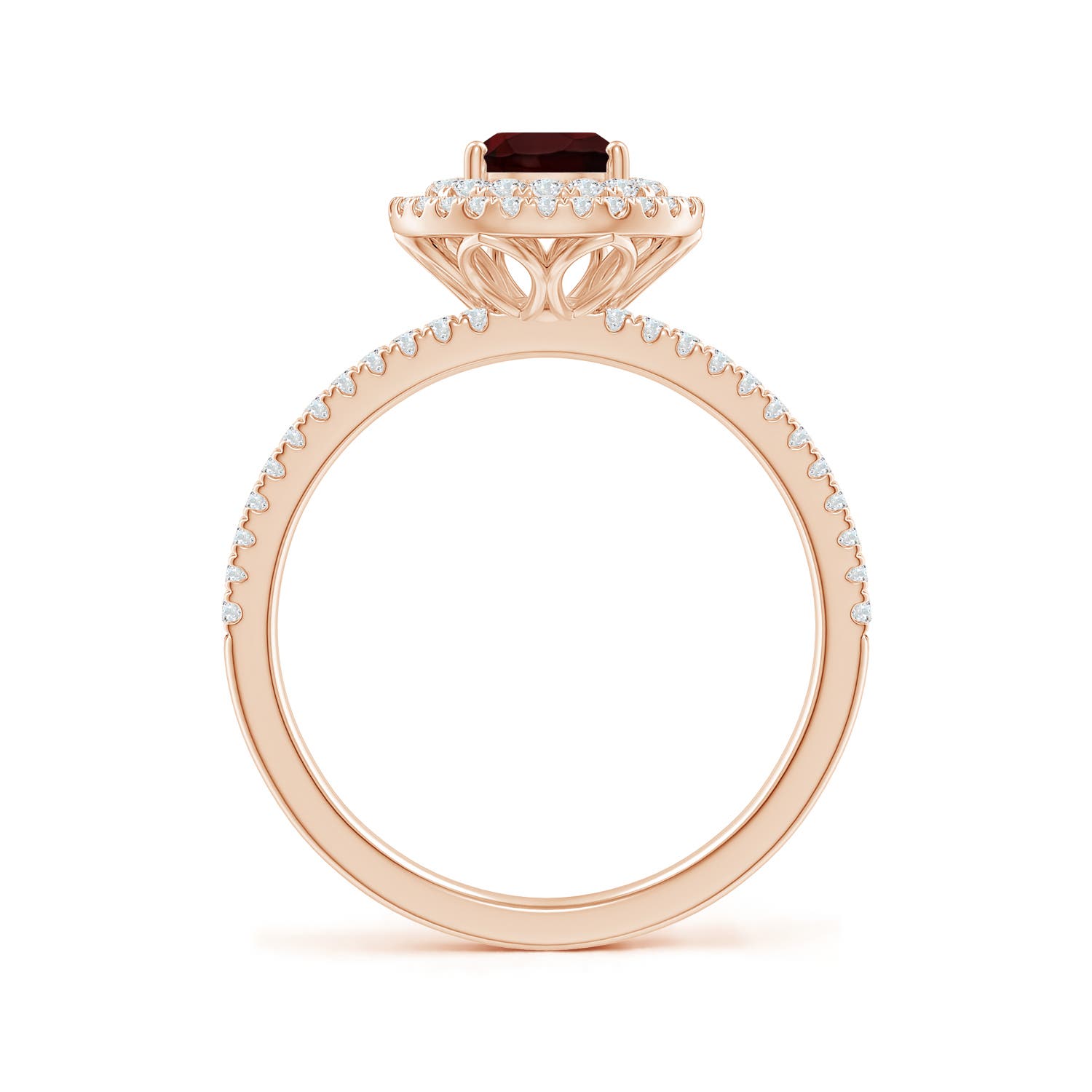 A - Garnet / 1.27 CT / 14 KT Rose Gold