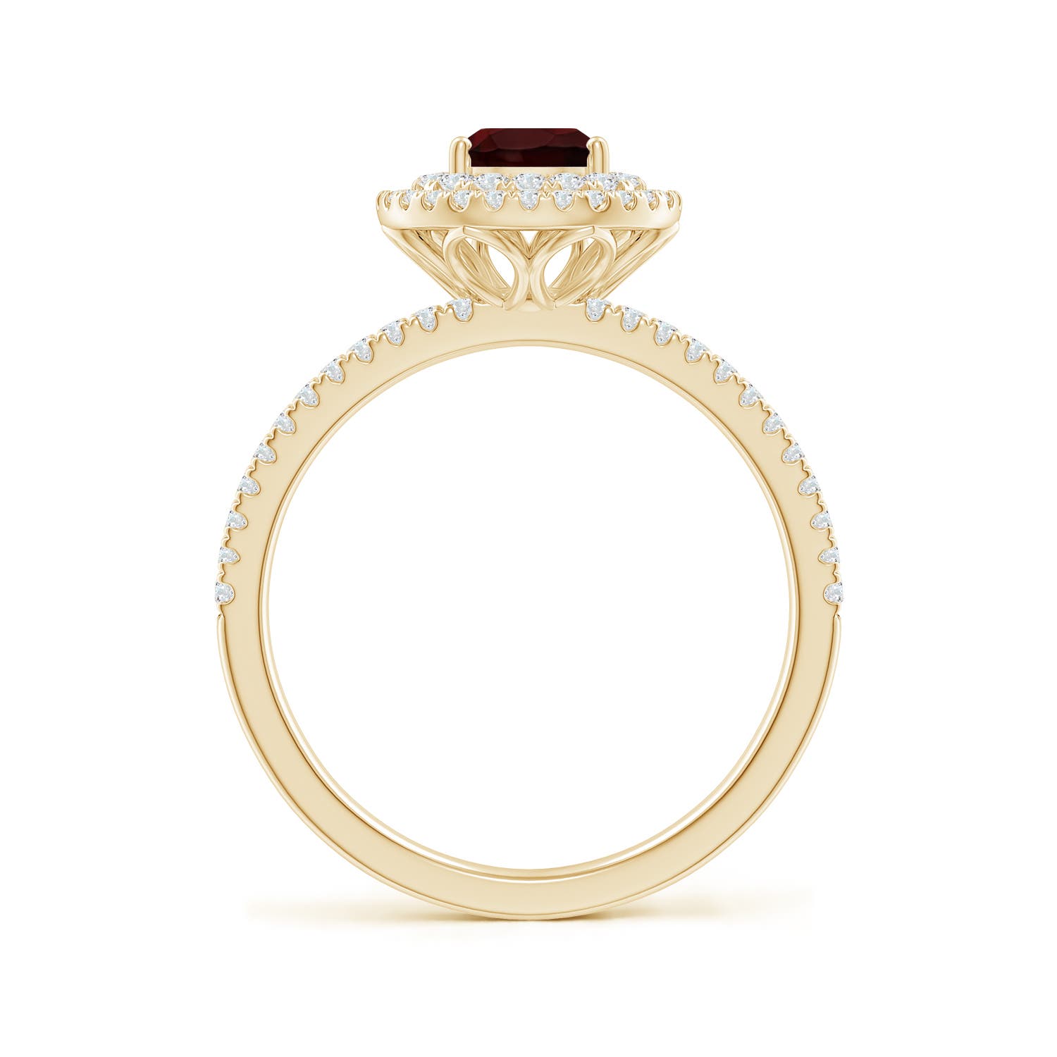 A - Garnet / 1.27 CT / 14 KT Yellow Gold