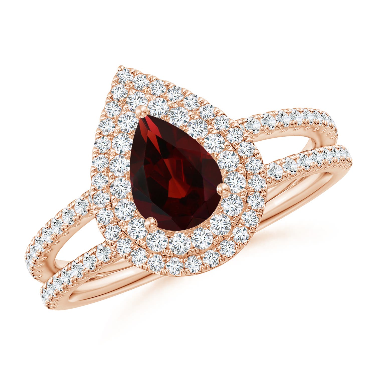 AA - Garnet / 1.27 CT / 14 KT Rose Gold