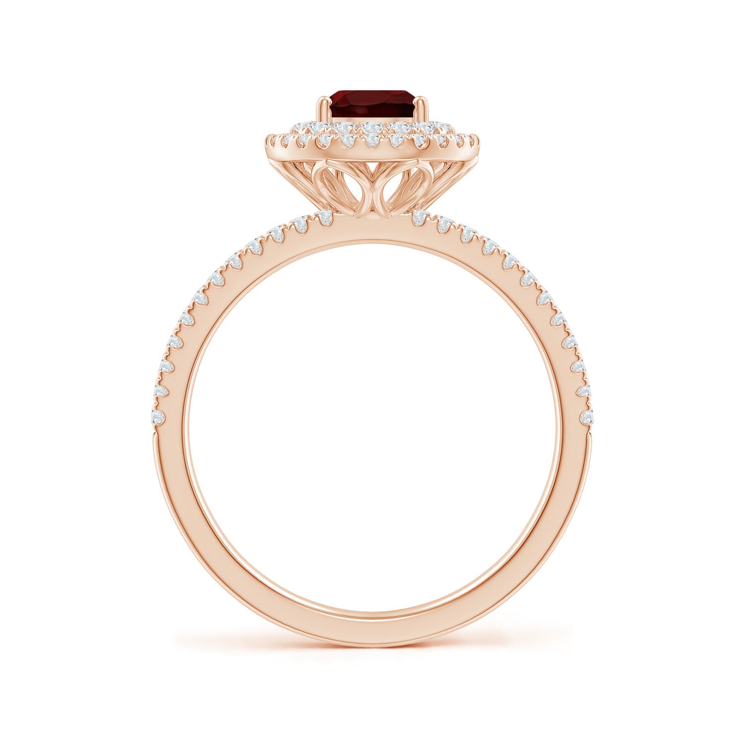 AA - Garnet / 1.27 CT / 14 KT Rose Gold