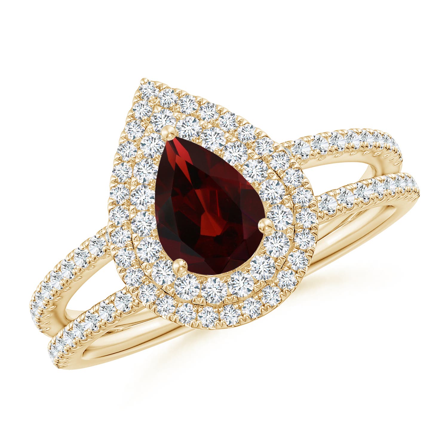 AA - Garnet / 1.27 CT / 14 KT Yellow Gold