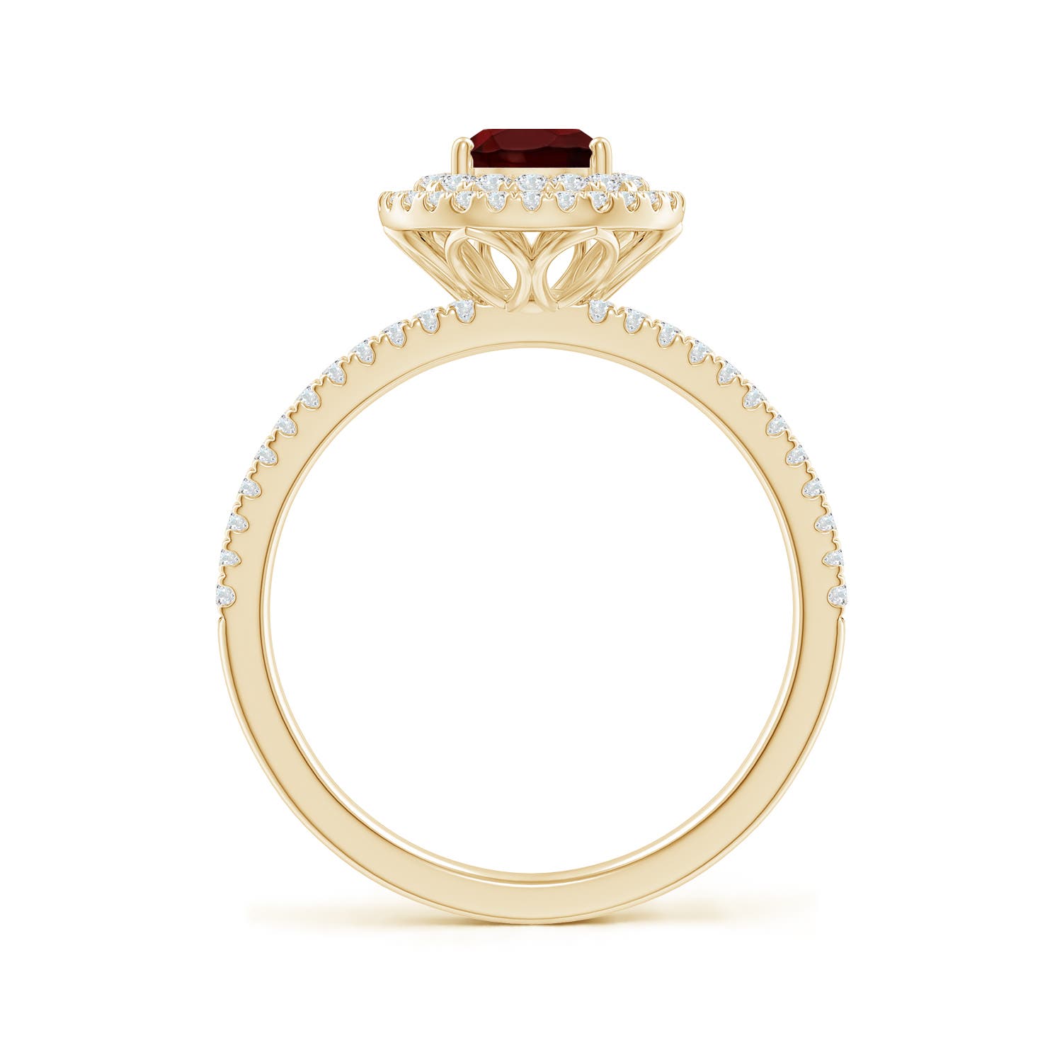 AA - Garnet / 1.27 CT / 14 KT Yellow Gold