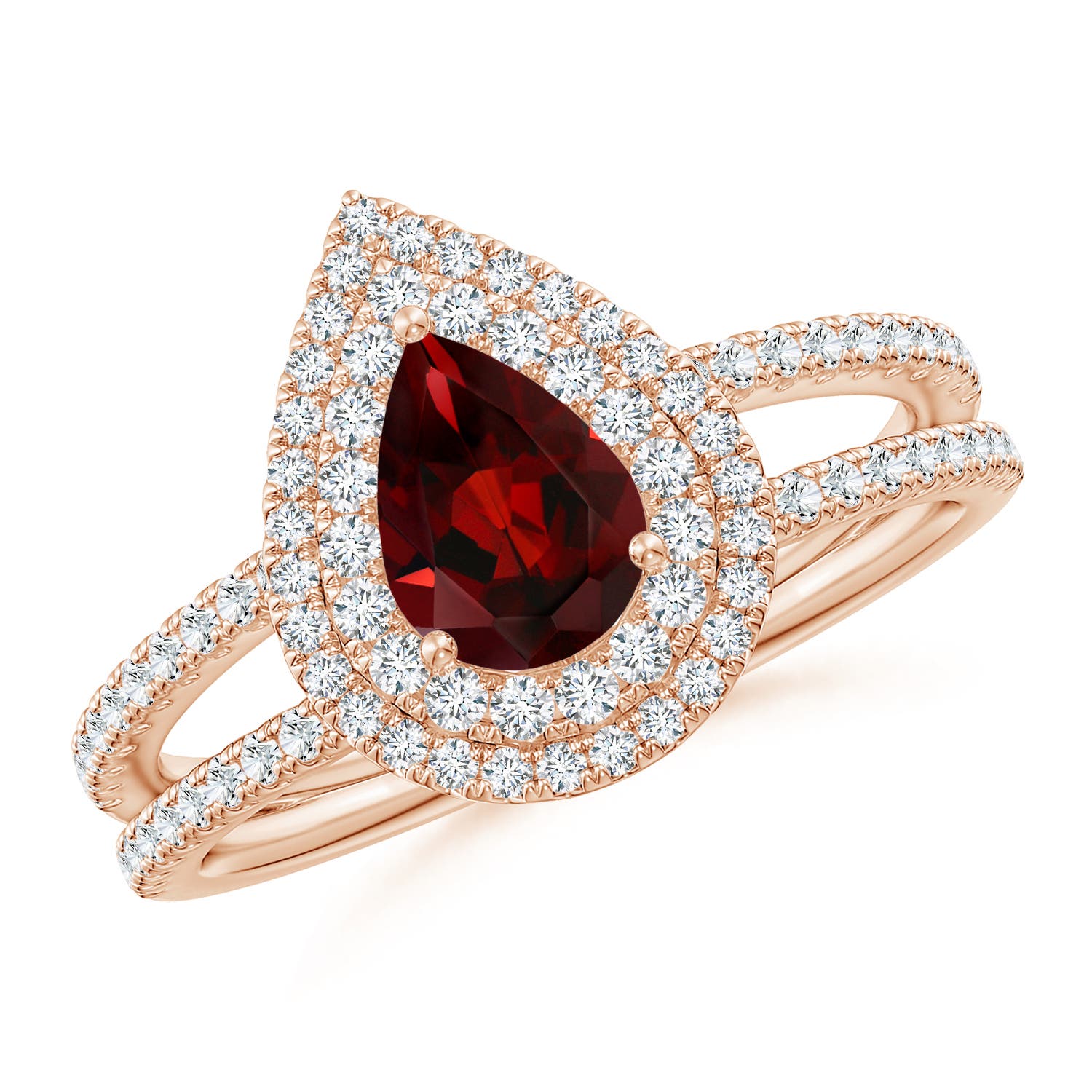 AAA - Garnet / 1.27 CT / 14 KT Rose Gold