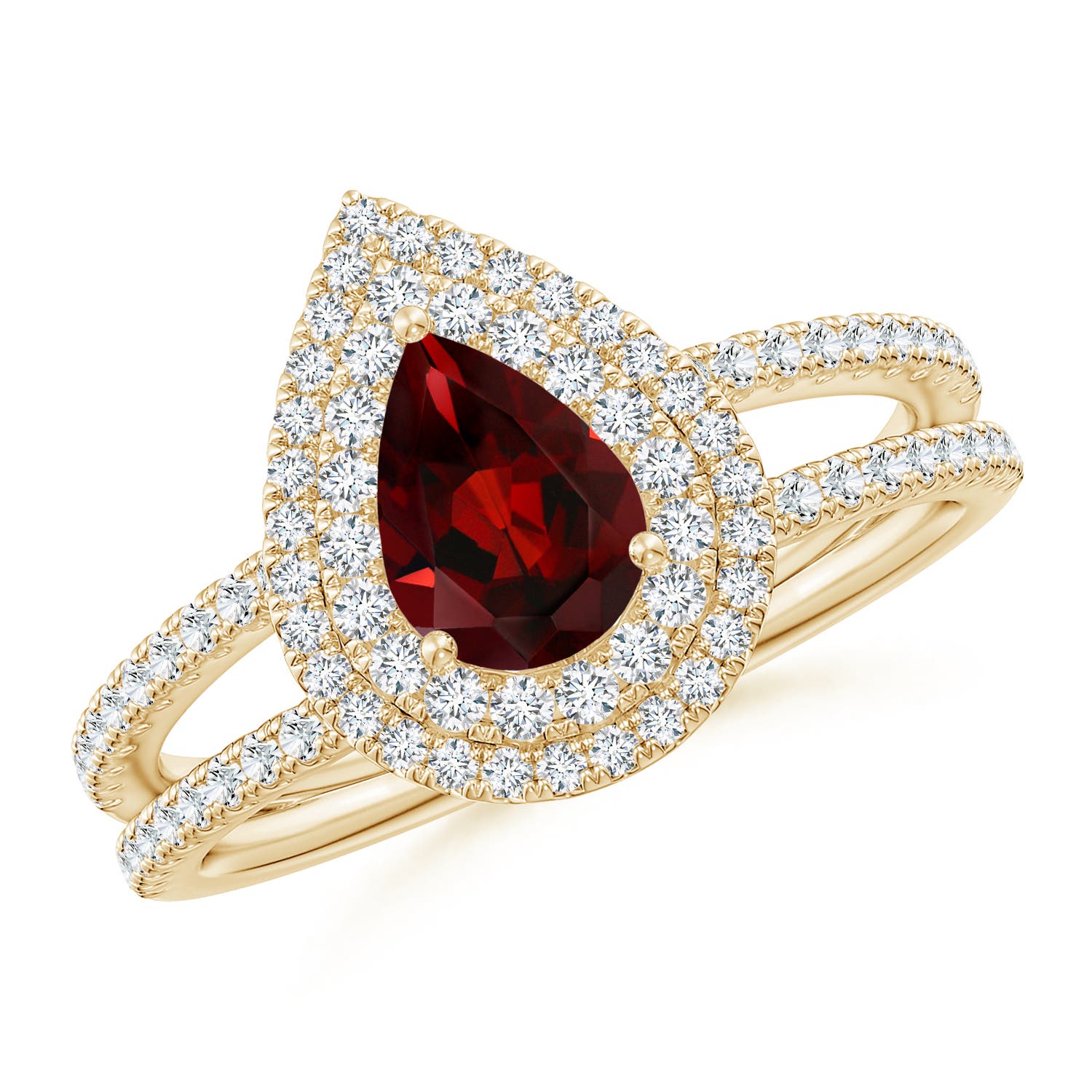 AAA - Garnet / 1.27 CT / 14 KT Yellow Gold