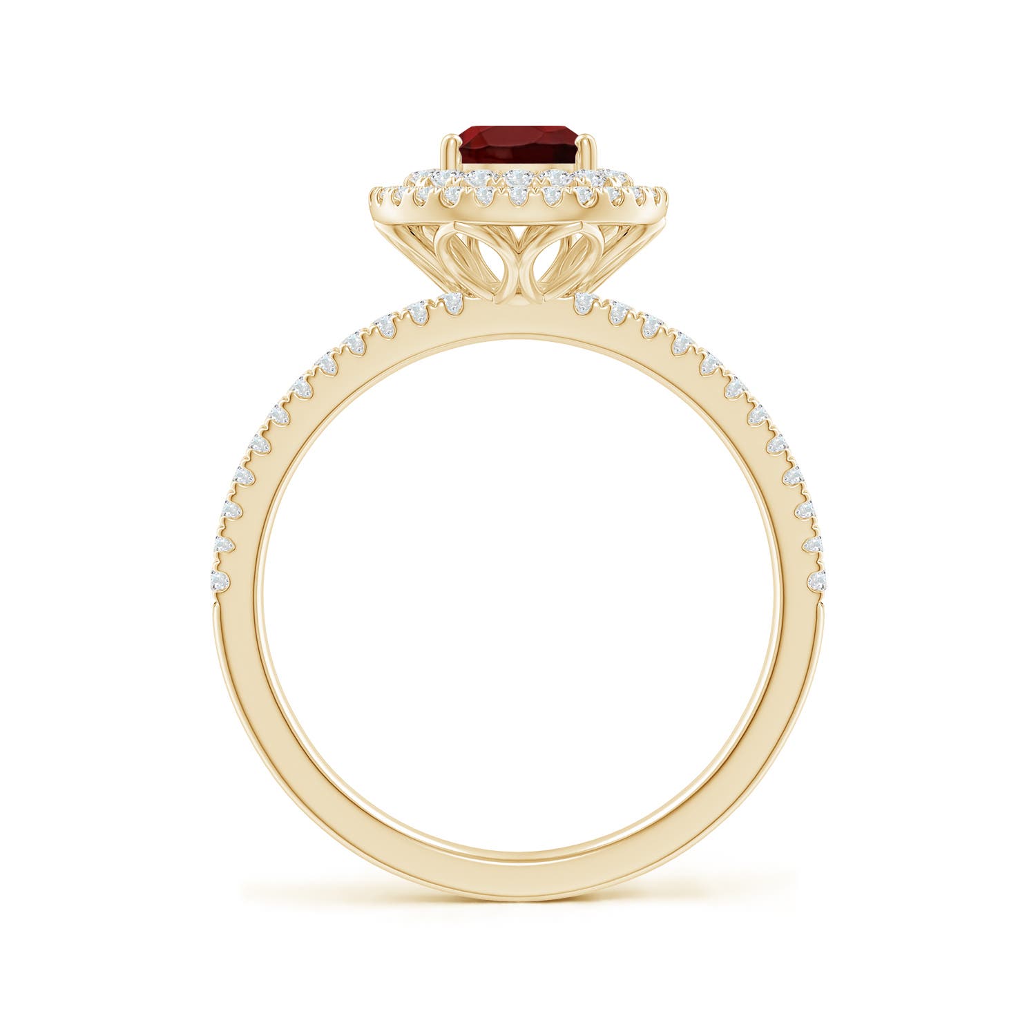 AAA - Garnet / 1.27 CT / 14 KT Yellow Gold