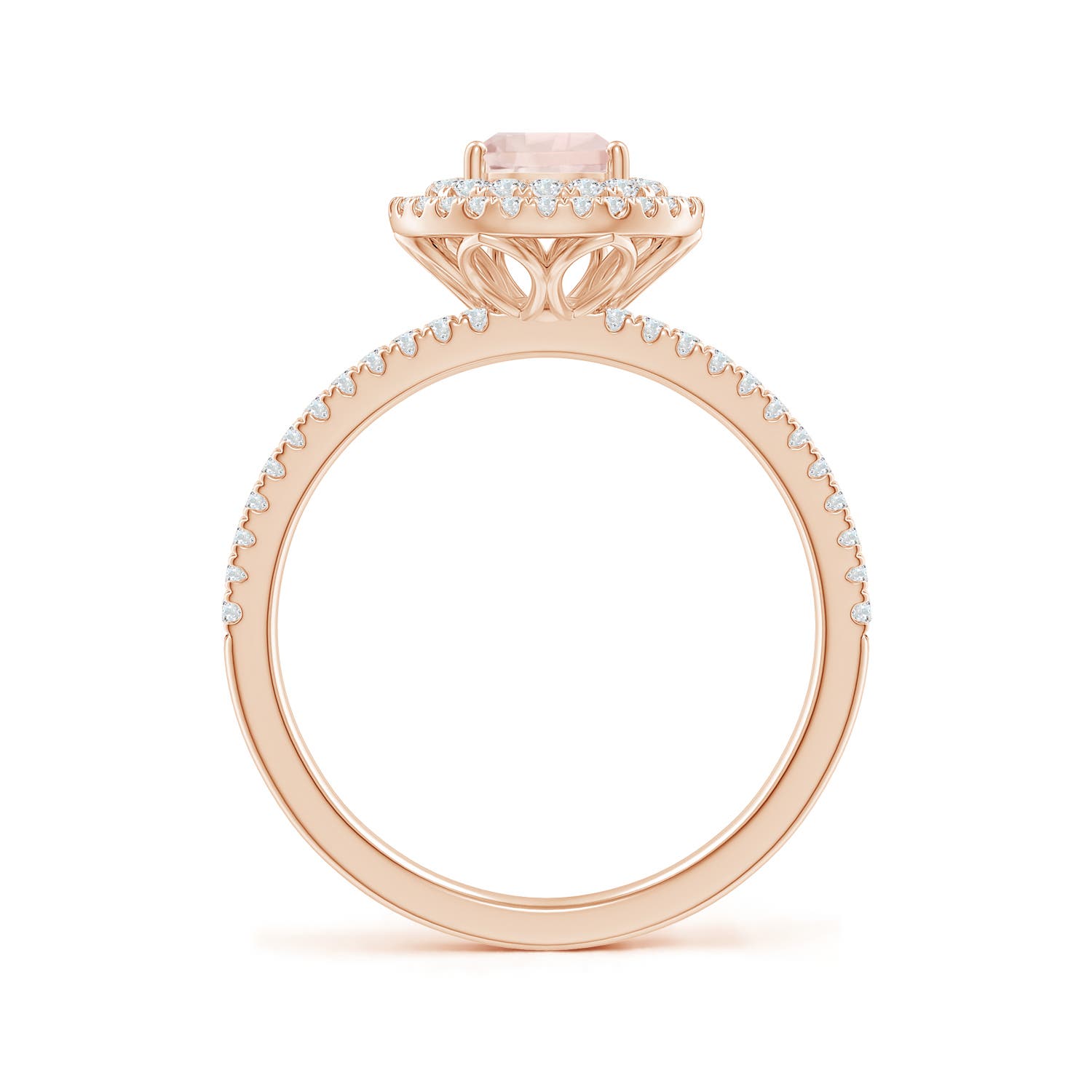 A - Morganite / 1.02 CT / 14 KT Rose Gold