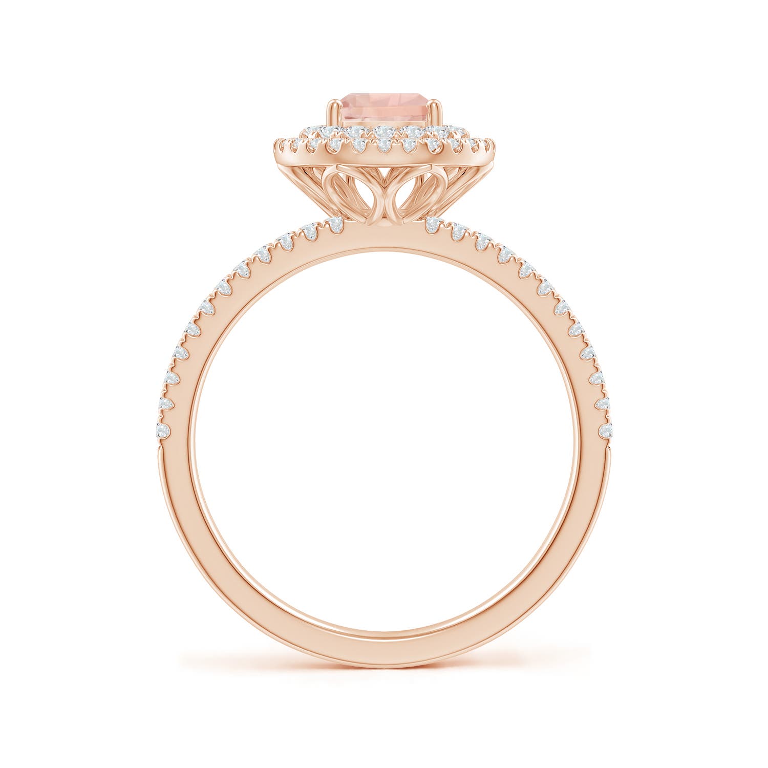 AAA - Morganite / 1.02 CT / 14 KT Rose Gold