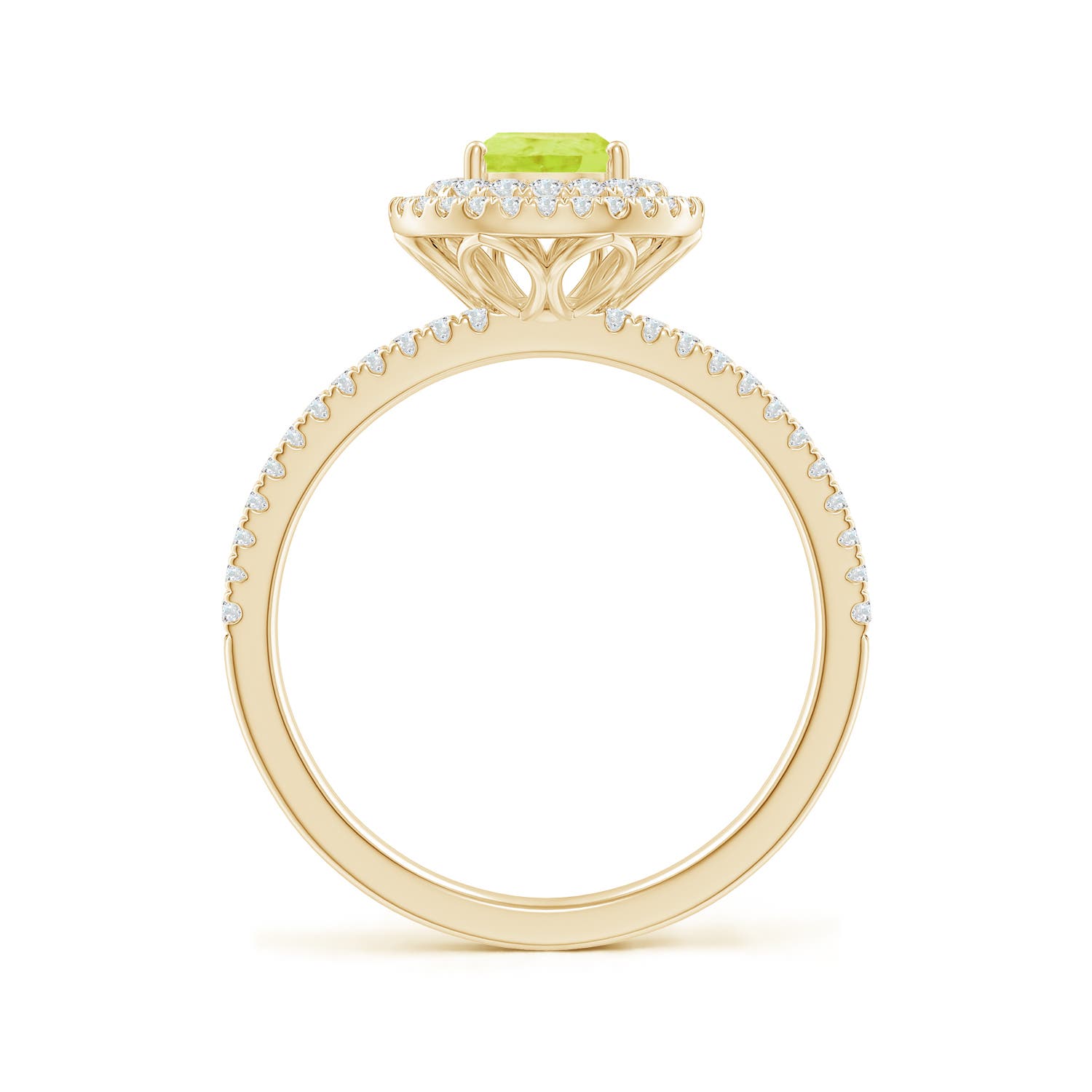 A - Peridot / 1.12 CT / 14 KT Yellow Gold