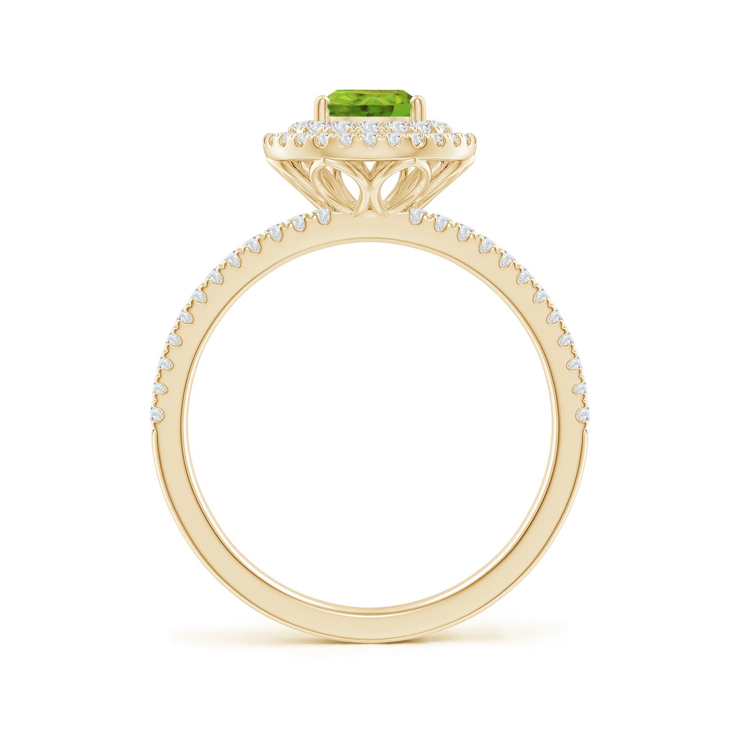 AAA - Peridot / 1.12 CT / 14 KT Yellow Gold