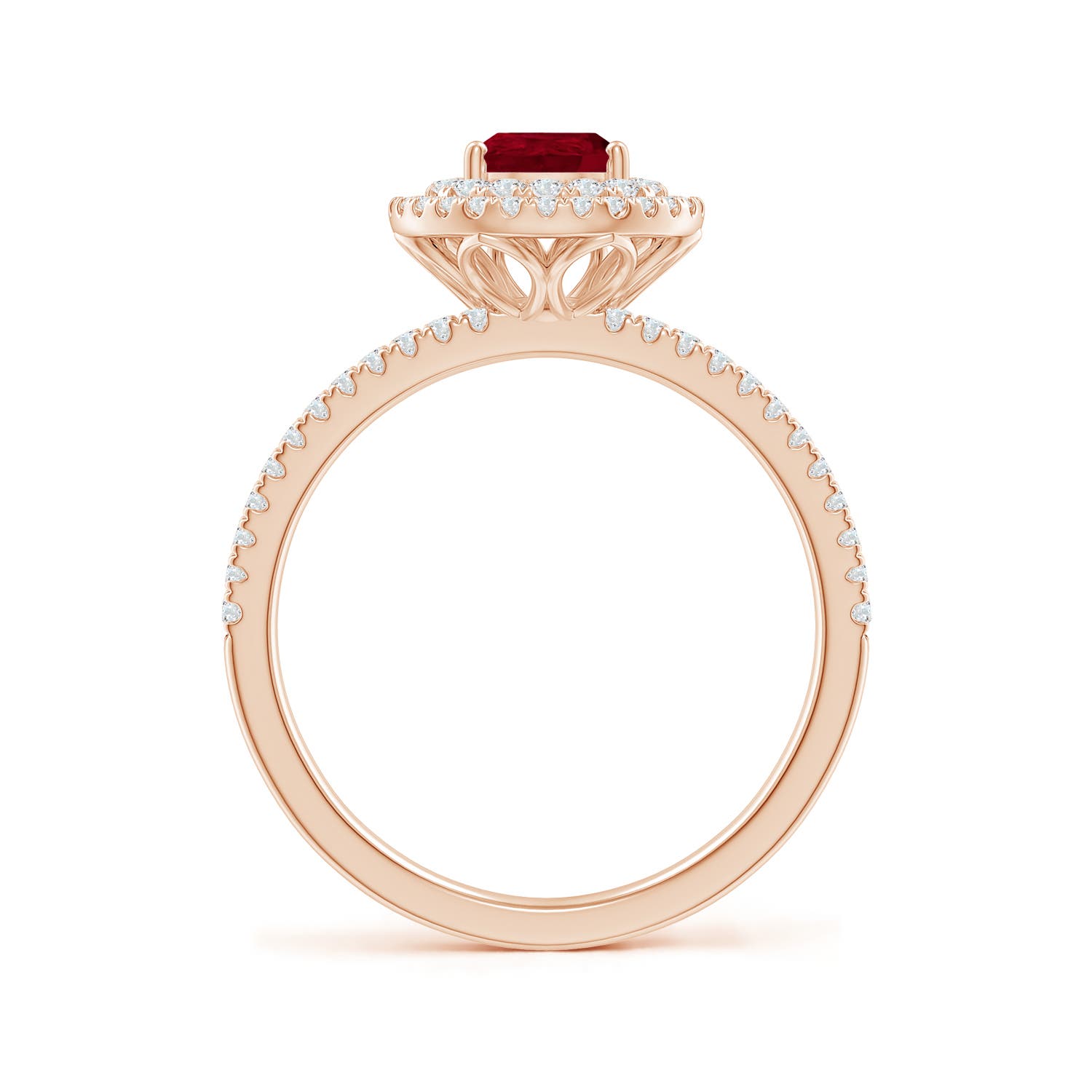 AA - Ruby / 1.22 CT / 14 KT Rose Gold