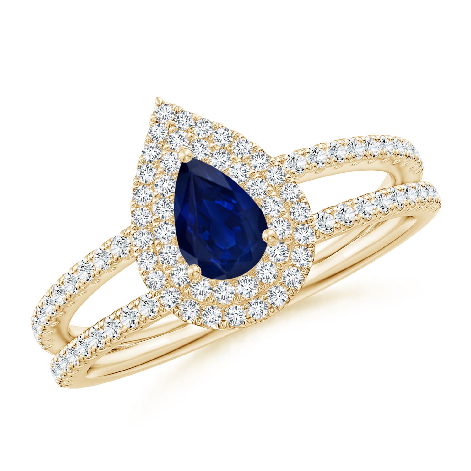 AA - Blue Sapphire / 0.81 CT / 14 KT Yellow Gold