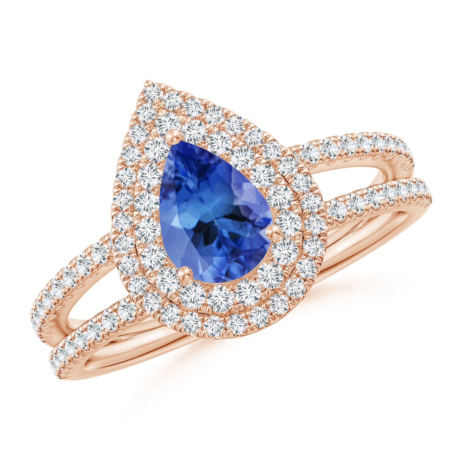 AA - Tanzanite / 1.07 CT / 14 KT Rose Gold