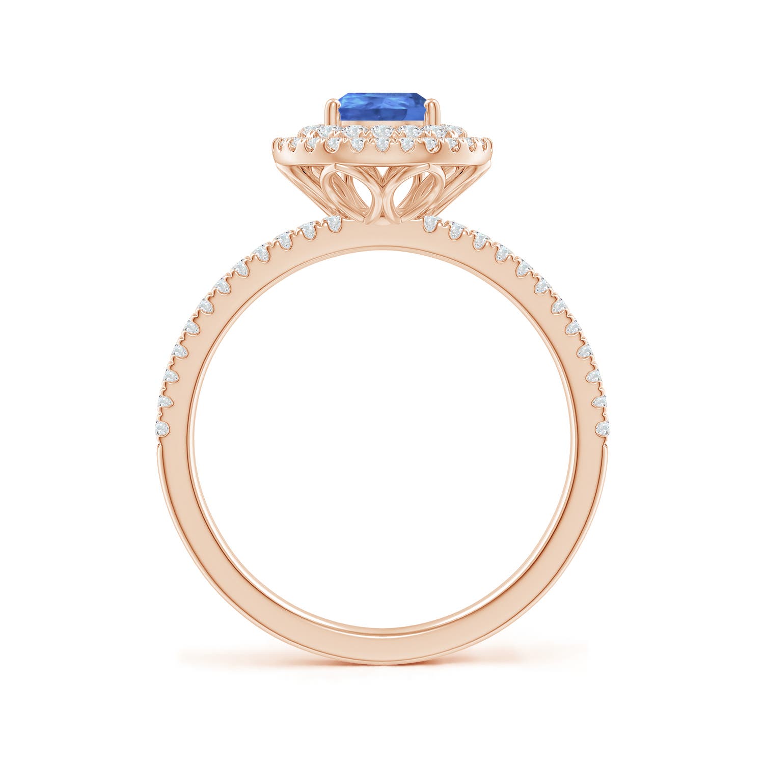 AA - Tanzanite / 1.07 CT / 14 KT Rose Gold