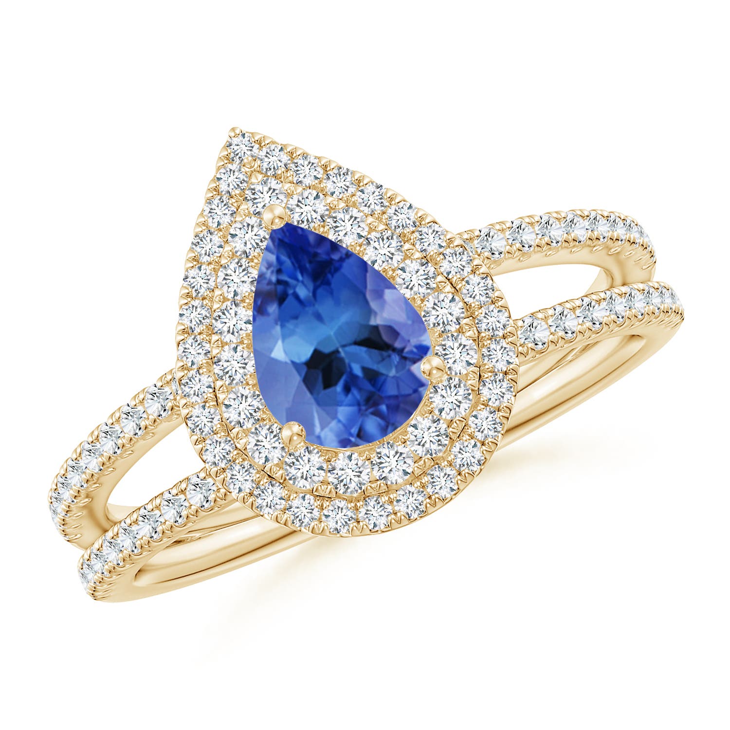 AA - Tanzanite / 1.07 CT / 14 KT Yellow Gold