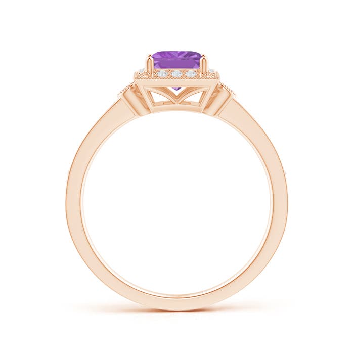 A - Amethyst / 0.87 CT / 14 KT Rose Gold