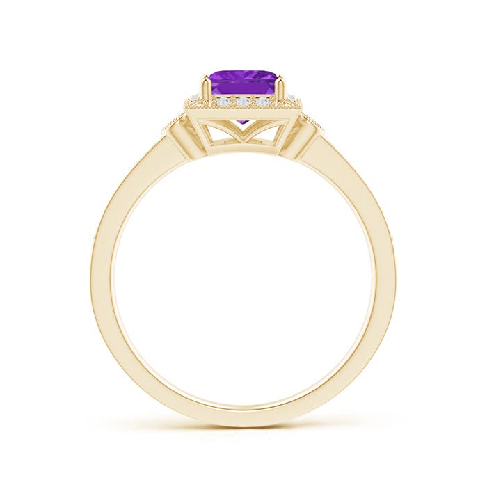 AA - Amethyst / 0.87 CT / 14 KT Yellow Gold