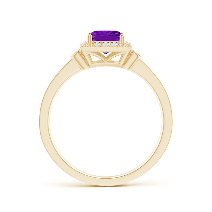 AAA - Amethyst / 0.87 CT / 14 KT Yellow Gold