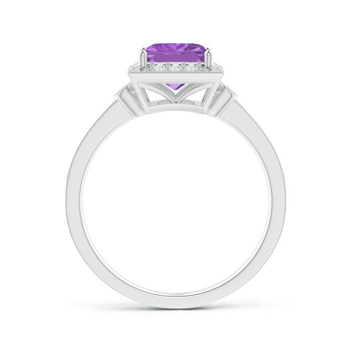 A - Amethyst / 1.19 CT / 14 KT White Gold