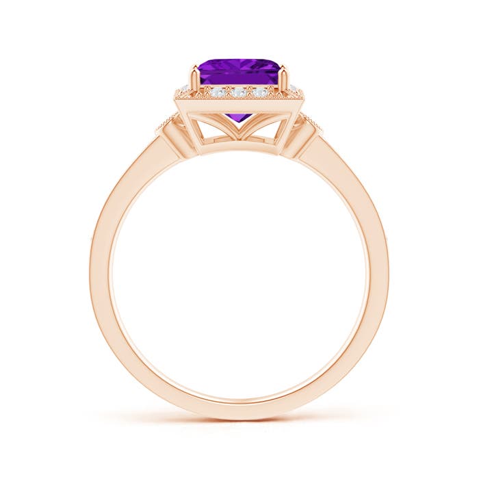 AAA - Amethyst / 1.19 CT / 14 KT Rose Gold