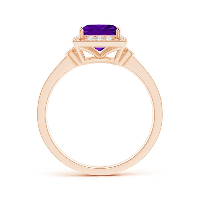 AAAA - Amethyst / 1.19 CT / 14 KT Rose Gold