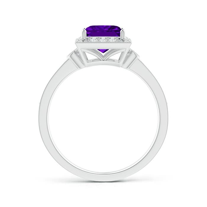 AAAA - Amethyst / 1.19 CT / 14 KT White Gold