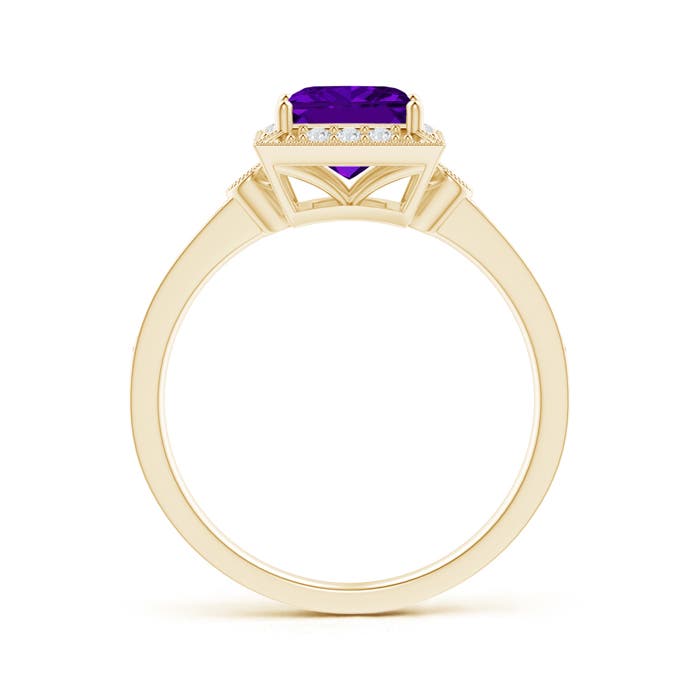 AAAA - Amethyst / 1.19 CT / 14 KT Yellow Gold