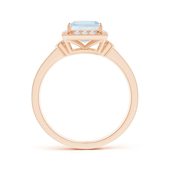 A - Aquamarine / 1.14 CT / 14 KT Rose Gold