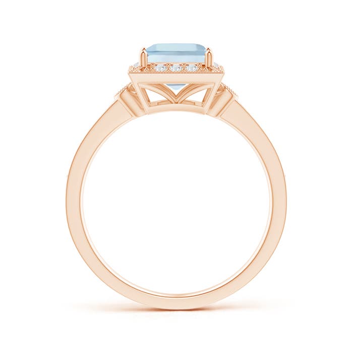 AA - Aquamarine / 1.14 CT / 14 KT Rose Gold