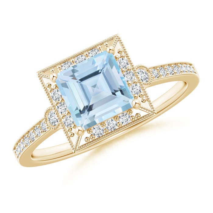 AAA - Aquamarine / 1.14 CT / 14 KT Yellow Gold