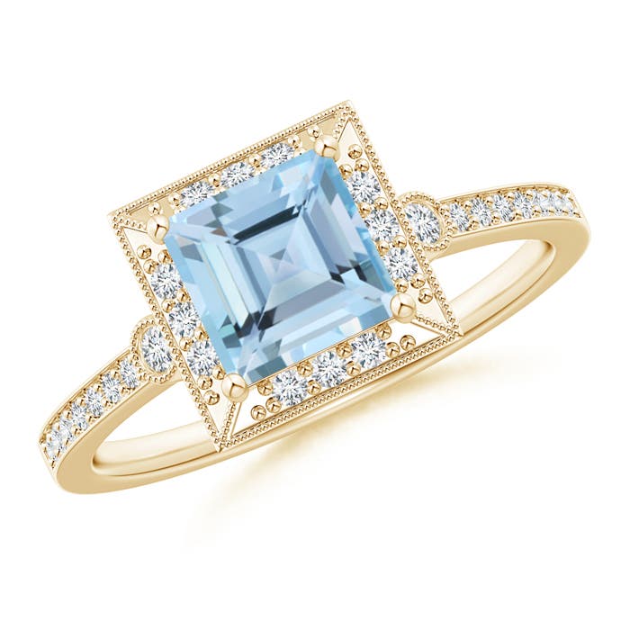 AAAA - Aquamarine / 1.14 CT / 14 KT Yellow Gold