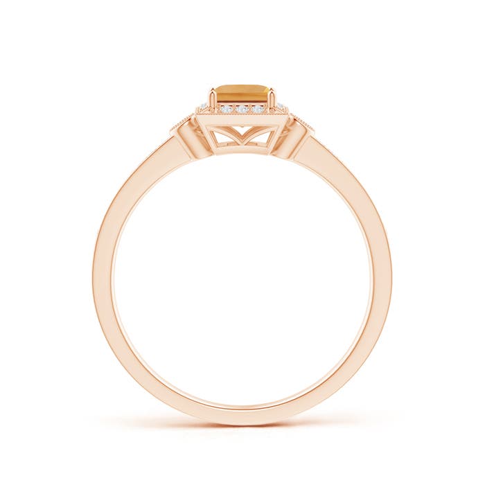 A - Citrine / 0.46 CT / 14 KT Rose Gold