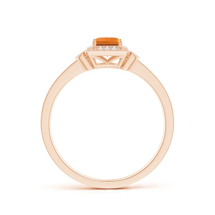 AAA - Citrine / 0.46 CT / 14 KT Rose Gold