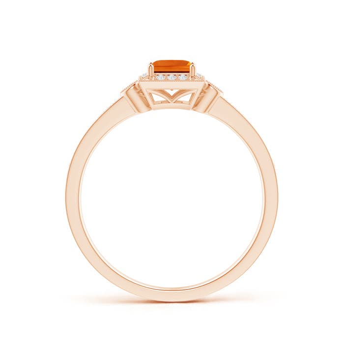 AAAA - Citrine / 0.46 CT / 14 KT Rose Gold