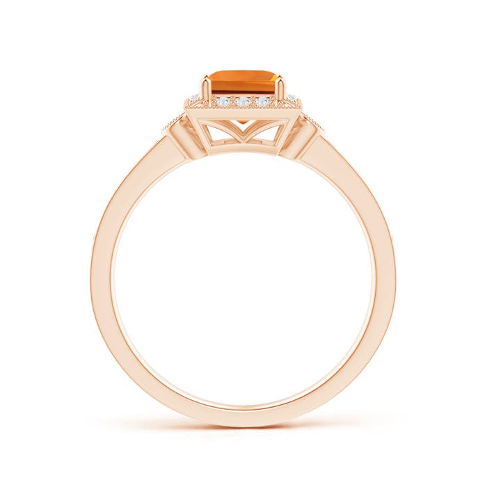 AAA - Citrine / 0.77 CT / 14 KT Rose Gold