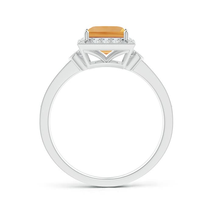 A - Citrine / 1.19 CT / 14 KT White Gold