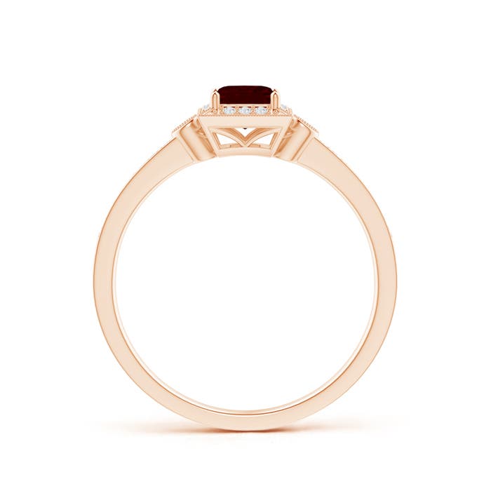 AA - Garnet / 0.51 CT / 14 KT Rose Gold