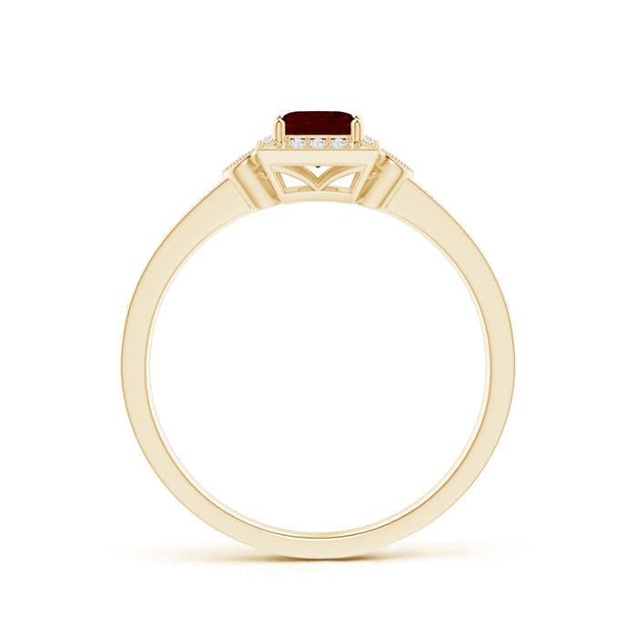 AAA - Garnet / 0.51 CT / 14 KT Yellow Gold