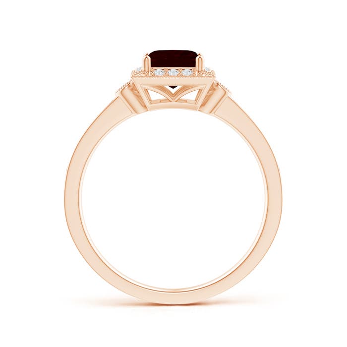 A - Garnet / 0.92 CT / 14 KT Rose Gold