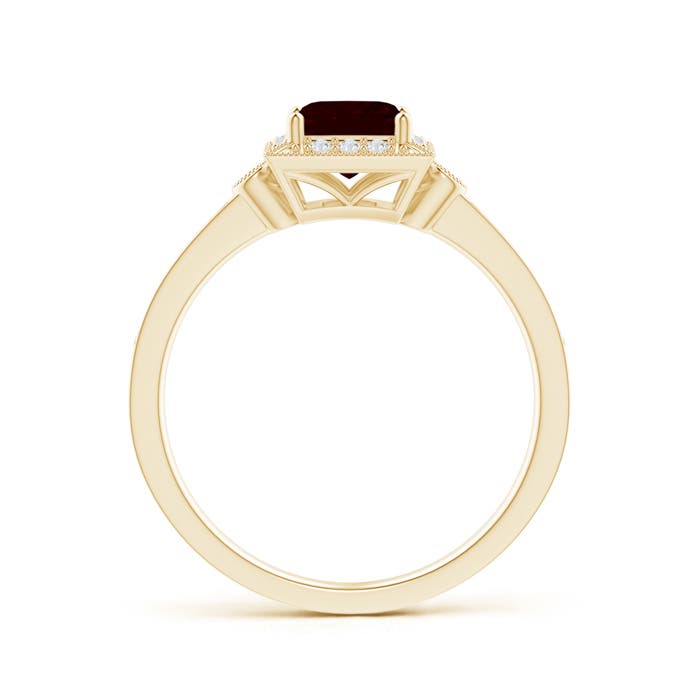 A - Garnet / 0.92 CT / 14 KT Yellow Gold