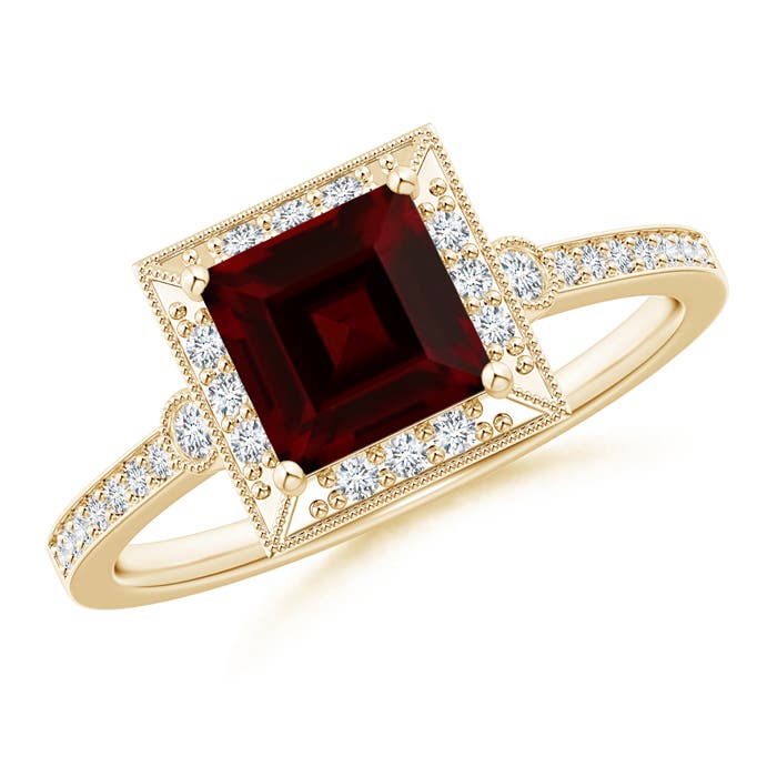 AA - Garnet / 1.59 CT / 14 KT Yellow Gold