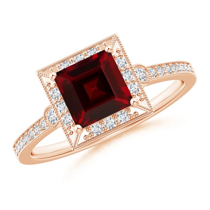 AAA - Garnet / 1.59 CT / 14 KT Rose Gold