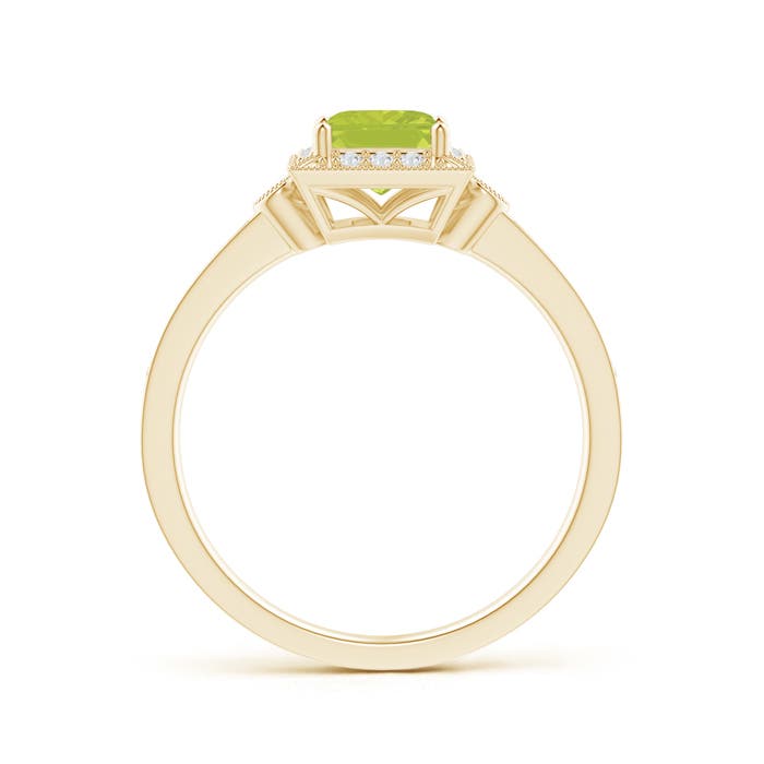 A - Peridot / 0.82 CT / 14 KT Yellow Gold