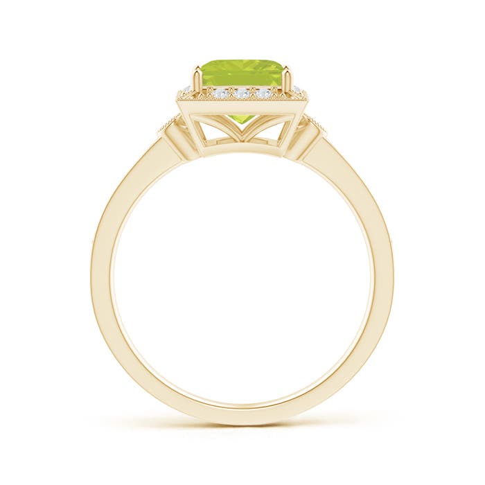 A - Peridot / 1.29 CT / 14 KT Yellow Gold