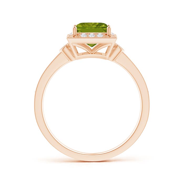 AAA - Peridot / 1.29 CT / 14 KT Rose Gold