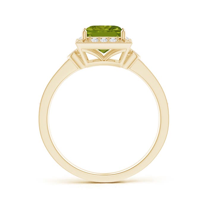 AAA - Peridot / 1.29 CT / 14 KT Yellow Gold