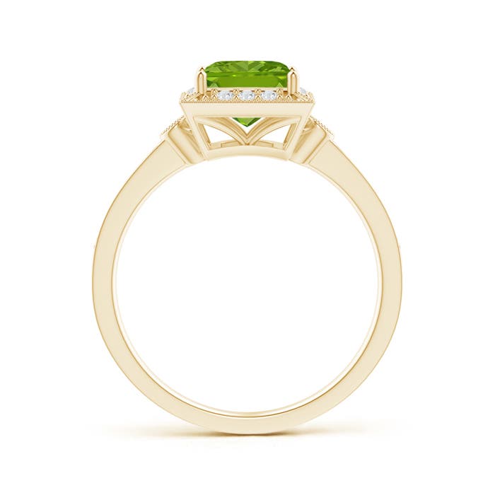 AAAA - Peridot / 1.29 CT / 14 KT Yellow Gold