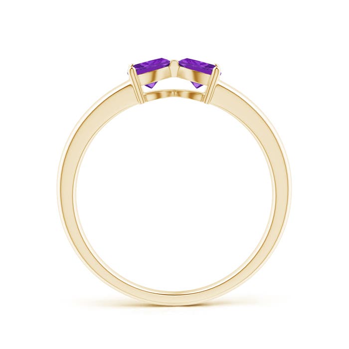 AA - Amethyst / 0.4 CT / 14 KT Yellow Gold