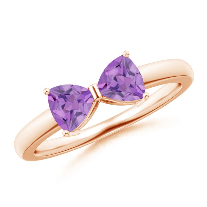 A - Amethyst / 0.8 CT / 14 KT Rose Gold